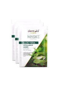Dermokil Killi Aloe Veralı Nemlendiricili Soyulabilir Krem Yüz Maskesi 3x15 ml