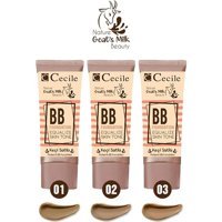 Cecile Foundation Seti 01-02-03 Karma Ciltler İçin BB Krem Açık Ton
