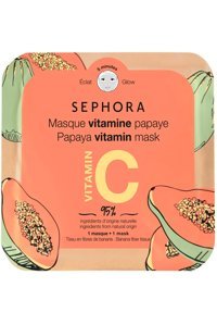 Sephora Papaya C Vitamini Nemlendiricili Kağıt Yüz Maskesi