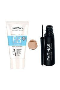 Farmasi 04 Tüm Ciltler İçin Suya Dayanıklı Su Bazlı Sivilce Yapmayan Işıltılı BB Krem Orta Ton