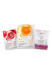 Jkosmec Pomegranate-C Vitamin-Solution Collagen Nemlendiricili Soyulabilir Kağıt Yüz Maskesi