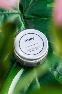 Soapy Co Pure Elegance Yağlı Ciltler - Vegan Killi Nemlendiricili Krem Yüz Maskesi 50 ml