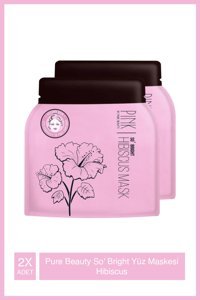 Pınk By Pure Beauty So Bright Hibiscus Kağıt Yüz Maskesi 2x25 ml