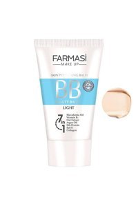 Farmasi All In One Tüm Ciltler İçin Suya Dayanıklı Su Bazlı Sivilce Yapmayan Işıltılı BB Krem Açık Ton