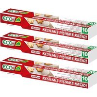 Ecomix Kesilmiş Pişirme Kağıdı 3x10 Adet