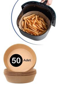 Buffer Yuvarlak Aifryer Pişirme Kağıdı 50 Adet