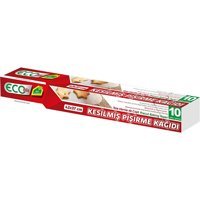 Ecomix Kesilmiş Pişirme Kağıdı 10 Adet