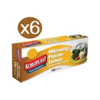 Koroplast Mikrodalga Pişirme Torbası 6x10 Adet