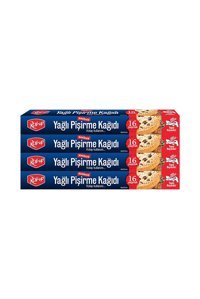 Roll-Up Kesilmiş Yağlı Pişirme Kağıdı 4x16 Adet