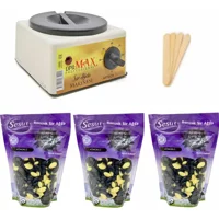 Sesu Dprmax 1+1 Boncuk Ağda Makinesi + 3xKömürlü Boncuk Ağda + Spatula