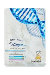 Dr. Meloso Total Solutions Kolajen Nemlendiricili Kağıt Yüz Maskesi