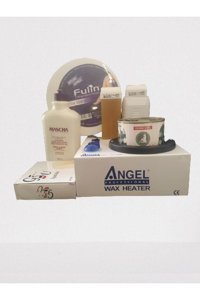 Mojo Lıne 2+1 Konserve Ağda Makinesi + Davilla Azulen Ağda Masha Ağda + Temizleme Yağı + Spatula + Fulin Ağda Bezi