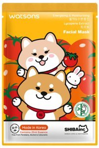 Watsons Shiba Likopen Nemlendiricili Kağıt Yüz Maskesi