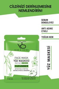 Rise & Shine Nemlendiricili Kağıt Yüz Maskesi