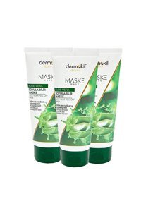 Dermokil Killi Aloe Veralı Nemlendiricili Soyulabilir Krem Yüz Maskesi 3x75 ml