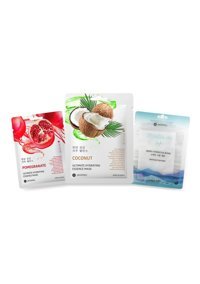 Jkosmec Pomegranate-Coconut-Solution Hyaluron Nemlendiricili Soyulabilir Kağıt Yüz Maskesi