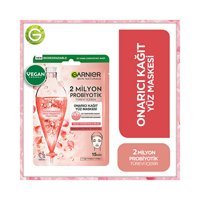 Garnier 2 Milyon Probiyotik Türevi Içeren Nemlendiricili Kağıt Yüz Maskesi