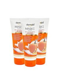 Dermokil Bal Kabağı Özlü Killi Jel Yüz Maskesi 3x75 ml