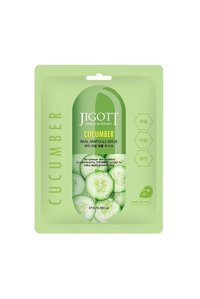 Jigott Real Ampul Cucumber Nemlendiricili Kağıt Yüz Maskesi
