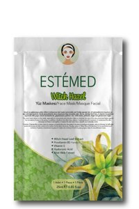 Estemed WITH WITCH HAZEL Nemlendiricili Kağıt Yüz Maskesi