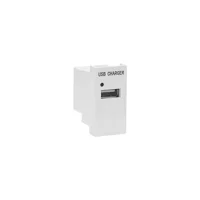 Westlec F21-C2 Çerçevesiz USB Girişli Sıva Altı Akıllı Tekli Priz Beyaz
