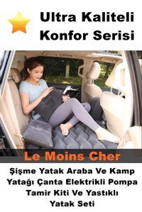 Le Moins Cher Dacia Duster 4X4 Kamp Çift Kişilik Şişme Yatak Antrasit