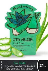 Tonymoly I'M Aloe Aloe Veralı Nemlendiricili Kağıt Yüz Maskesi