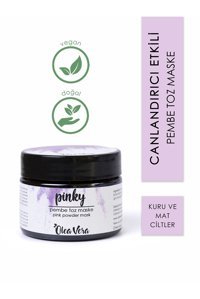 Olea Vera Pinky Killi Nemlendiricili Toz Yüz Maskesi