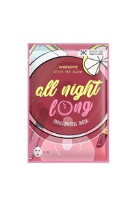Watsons 7Days All Night Long Nemlendiricili Kağıt Yüz Maskesi 22 ml