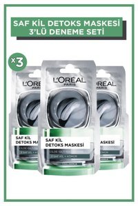L'Oreal Paris Detoks Killi Krem Yüz Maskesi 3x6 ml