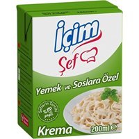 İçim Şef Yemeklik Krema 200 ml