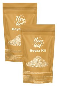 Newleaf Beyaz Kil Killi Nemlendiricili Toz Yüz Maskesi 2x500 gr