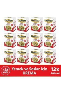 Tikveşli Yemeklik Krema 12x200 ml