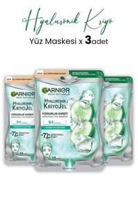 Garnier Yorgunluk Karşıtı Soğutucu Jel Yüz Maskesi 3x27 gr