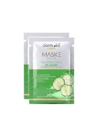 Dermokil Salatalık Özlü Nemlendiricili Jel Yüz Maskesi 2x15 ml
