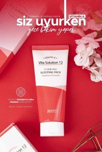 Jigott Vita Solution 12 Firming Sleeping Pack Nemlendiricili Krem Yüz Maskesi