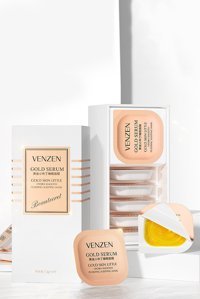 Venzen 24K Altın Özlü Nemlendiricili Krem Yüz Maskesi 6x7.5 gr