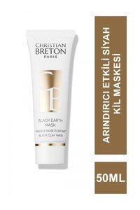 Christian Breton Black Earth Mask Killi Aloe Veralı Nemlendiricili Krem Yüz Maskesi 50 ml