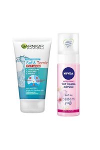 Garnier 3'Ü 1 Arada Krem Yüz Maskesi 2x150 ml