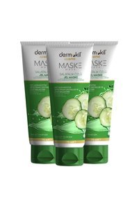 Dermokil Xtreme Nemlendiricili Jel Yüz Maskesi 3x75 ml