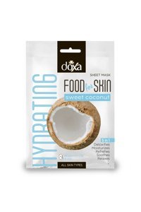 Doxa Food For Skin Süt Bombası Besleyici Hindistan Cevizi Nemlendiricili Kağıt Yüz Maskesi
