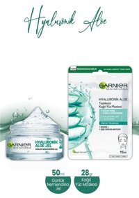 Garnier Tazeleyici Aloe Veralı Nemlendiricili Kağıt Yüz Maskesi 28 gr+50 ml