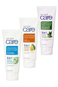 Avon Care Salatalık Aloe Çay Ağacı Kaolin Ve Avokado Özlü Aloe Veralı Nemlendiricili Krem Yüz Maskesi