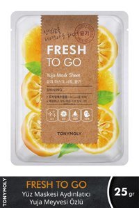 Tonymoly Fresh To Go Yuja Meyvesi Kağıt Yüz Maskesi