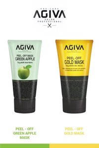 Agiva Yeşil Elma Ve Gold Soyulabilir Krem Yüz Maskesi