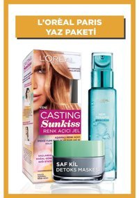 L'Oreal Paris Nem Terapisi & Saf Kil Detoks Killi Soyulabilir Jel Yüz Maskesi