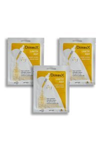 Derminix Laktik Asit Nemlendiricili Kağıt Yüz Maskesi 3 Adet