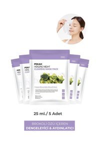 Pekah Ginseng Ve 13 Bitki Özü Nemlendiricili Kağıt Yüz Maskesi 5x25 ml