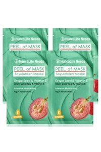 Huncalife Needs Nemlendiricili Soyulabilir Krem Yüz Maskesi 4x10 ml