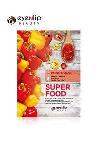 Eyenlip Beauty Kırmızı Biber Özlü Super Food Nemlendiricili Kağıt Yüz Maskesi